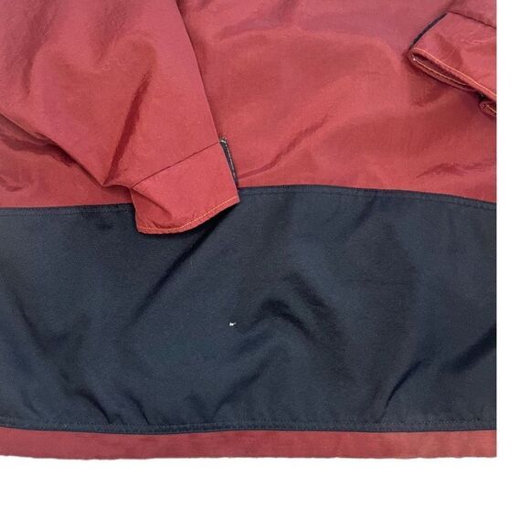 Columbia Convert Quarter Zip Heavy Nylon Hoodie. Tons of Pockets!  Size Large. - Picture 7 of 16